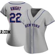 Ray Knight Women's New York Mets Gray Authentic Road Jersey