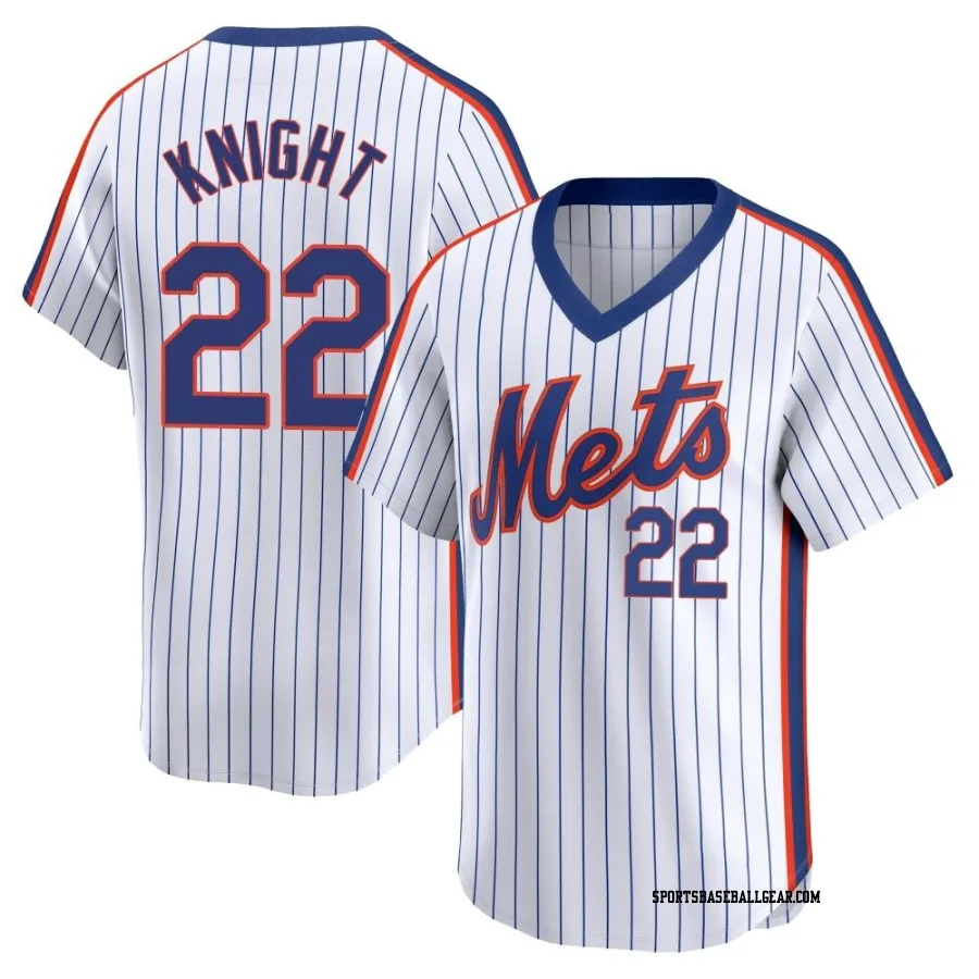 Ray Knight Youth New York Mets White Limited Cooperstown Collection Jersey