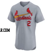 Red Schoendienst Men's St. Louis Cardinals Gray Elite Road Jersey