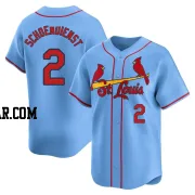 Red Schoendienst Men's St. Louis Cardinals Light Blue Limited Alternate Jersey