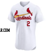 Red Schoendienst Men's St. Louis Cardinals White Elite Home Jersey