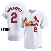 Red Schoendienst Men's St. Louis Cardinals White Limited Home Jersey