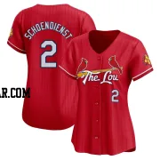 Red Schoendienst Women's St. Louis Cardinals Red Limited 2024 City Connect Jersey