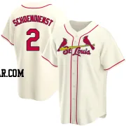 Red Schoendienst Youth St. Louis Cardinals Cream Replica Alternate Jersey