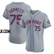 Reed Garrett Men's New York Mets Gray Elite Road Jersey