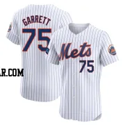 Reed Garrett Men's New York Mets White Elite Home Patch Jersey