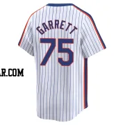 Reed Garrett Men's New York Mets White Limited Cooperstown Collection Jersey