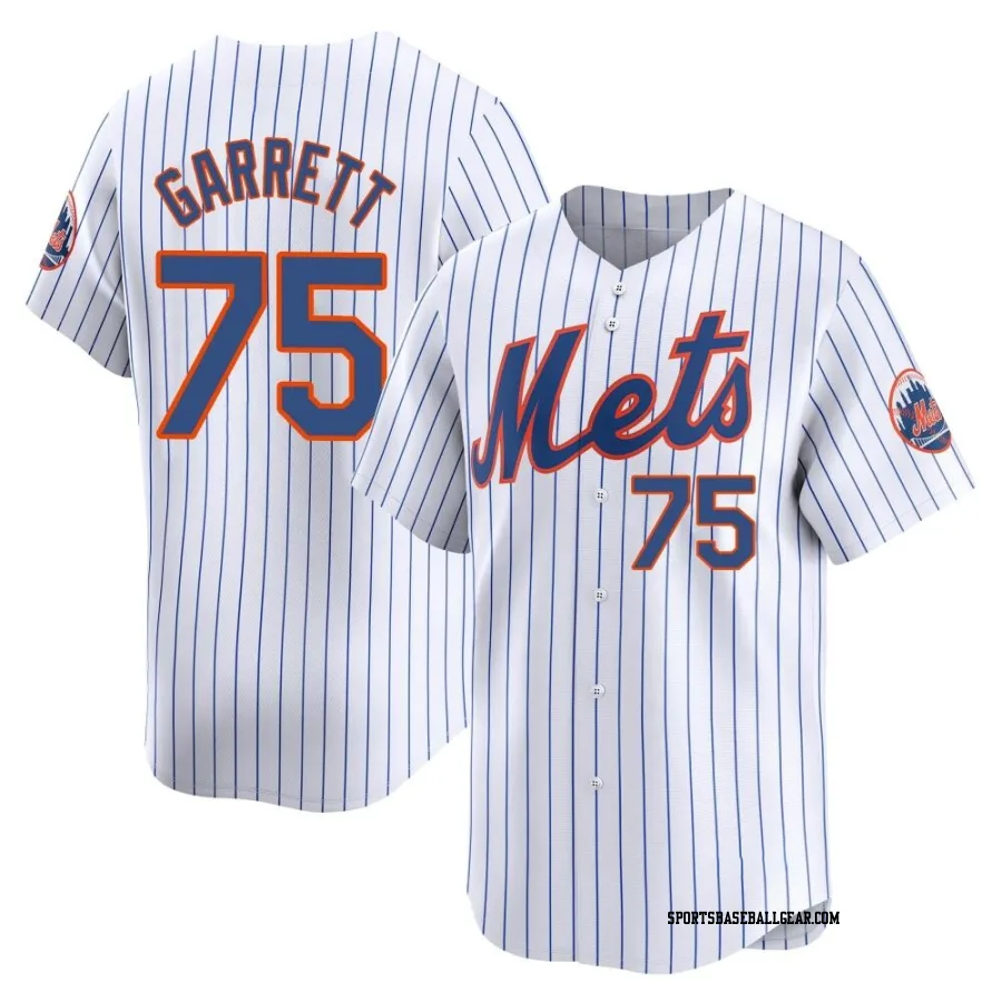 Reed Garrett Men's New York Mets White Limited Home Jersey