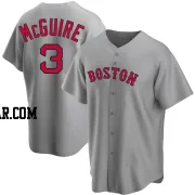 Reese McGuire Men's Boston Red Sox Gray Replica Road Jersey