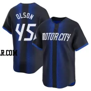 Reese Olson Men's Detroit Tigers Blue Limited 2024 City Connect Jersey