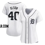 Reese Olson Women's Detroit Tigers White Limited Home Jersey