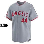 Reggie Jackson Men's Los Angeles Angels Gray Limited Away Jersey