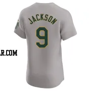 Reggie Jackson Men's Oakland Athletics Gray Elite Road Jersey