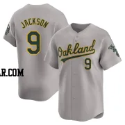 Reggie Jackson Men's Oakland Athletics Gray Limited Away Jersey