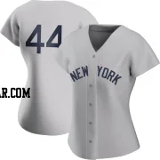 Reggie Jackson Women's New York Yankees Gray Authentic 2021 Field of Dreams Jersey