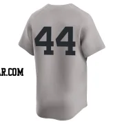 Reggie Jackson Youth New York Yankees Gray Limited Away 2nd Jersey