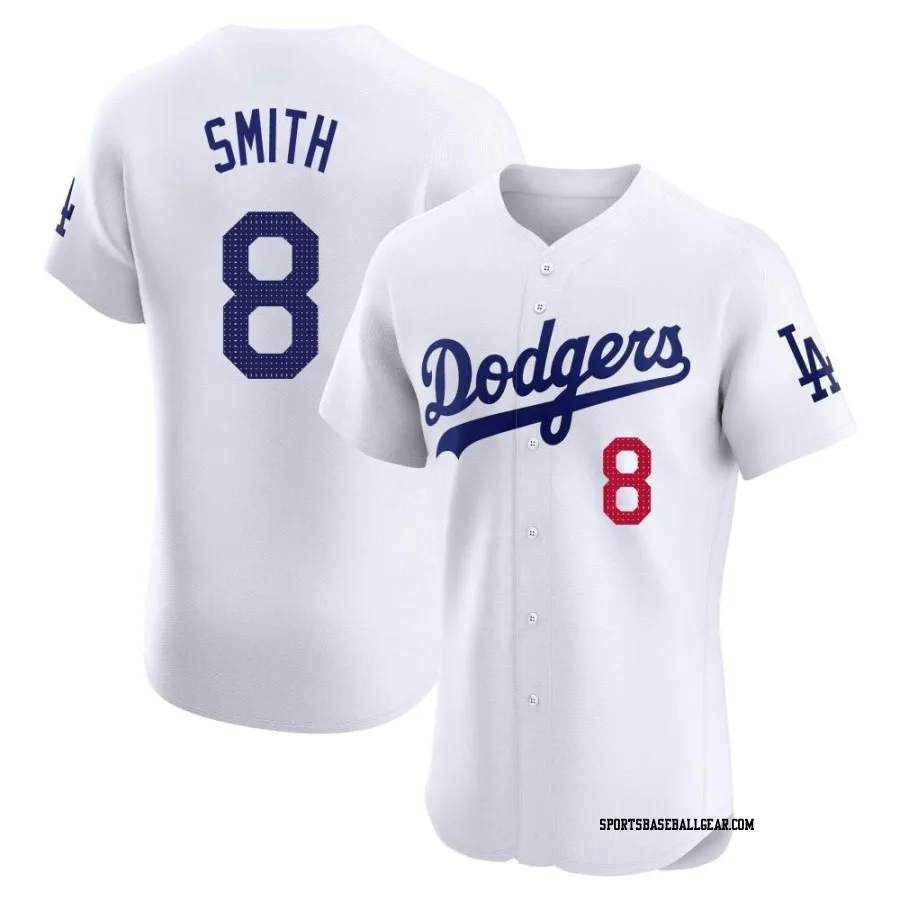 Reggie Smith Men's Los Angeles Dodgers White Elite Home Jersey