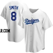 Reggie Smith Men's Los Angeles Dodgers White Replica Home Jersey