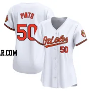 Rene Pinto Women's Baltimore Orioles White Limited Home Jersey