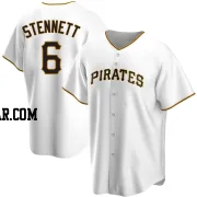 Rennie Stennett Men's Pittsburgh Pirates White Replica Home Jersey