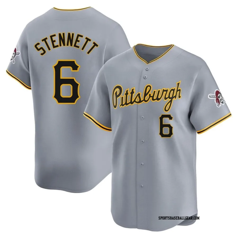 Rennie Stennett Youth Pittsburgh Pirates Gray Limited Away Jersey