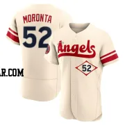 Reyes Moronta Men's Los Angeles Angels Cream Authentic 2022 City Connect Jersey