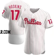 Rhys Hoskins Men's Philadelphia Phillies White Authentic Home Jersey