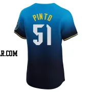 Ricardo Pinto Men's Philadelphia Phillies Blue Elite 2024 City Connect Jersey