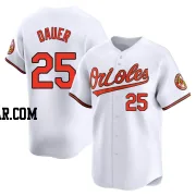 Rich Dauer Men's Baltimore Orioles White Limited Home Jersey