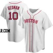 Rich Gedman Men's Boston Red Sox White Replica Alternate Jersey