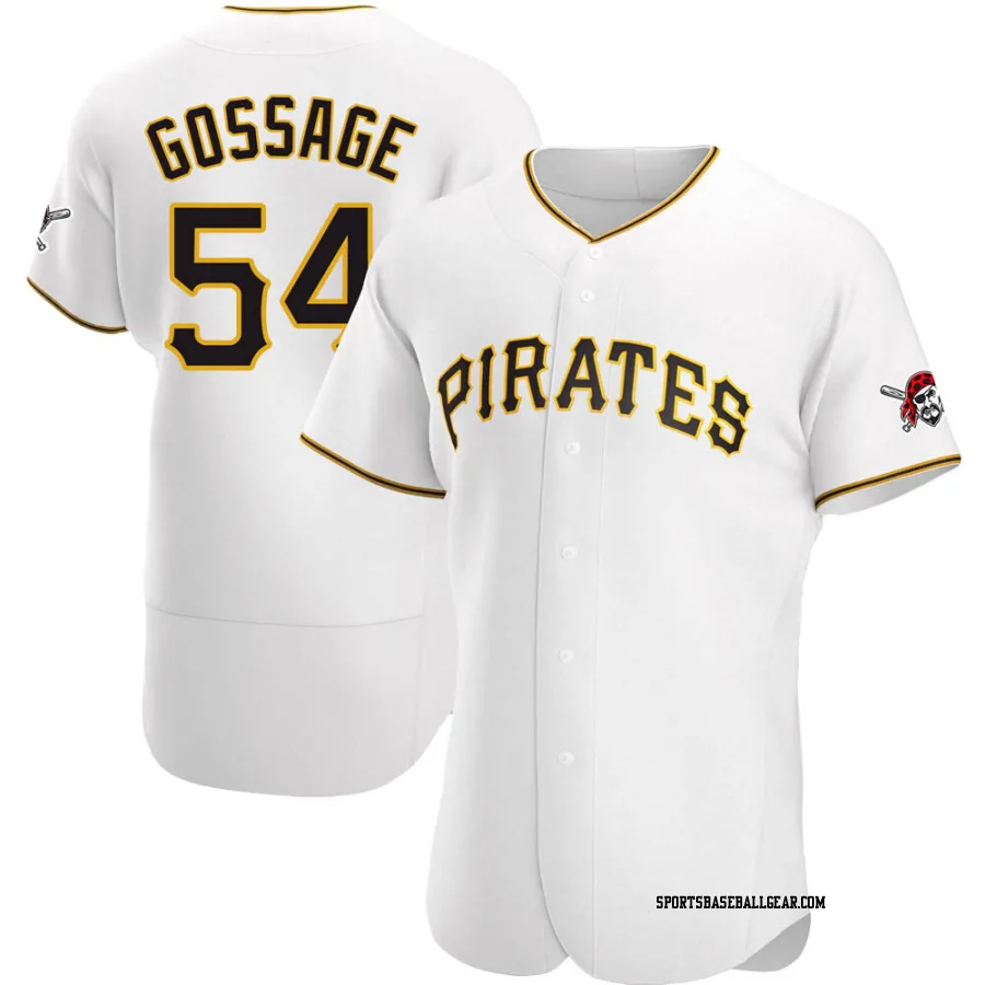 Rich Gossage Men's Pittsburgh Pirates White Authentic Home Jersey