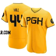 Rich Hill Men's Pittsburgh Pirates Gold Authentic 2023 City Connect Jersey