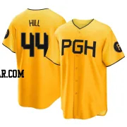 Rich Hill Youth Pittsburgh Pirates Gold Replica 2023 City Connect Jersey