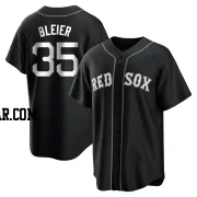 Richard Bleier Men's Boston Red Sox Black/White Replica Jersey