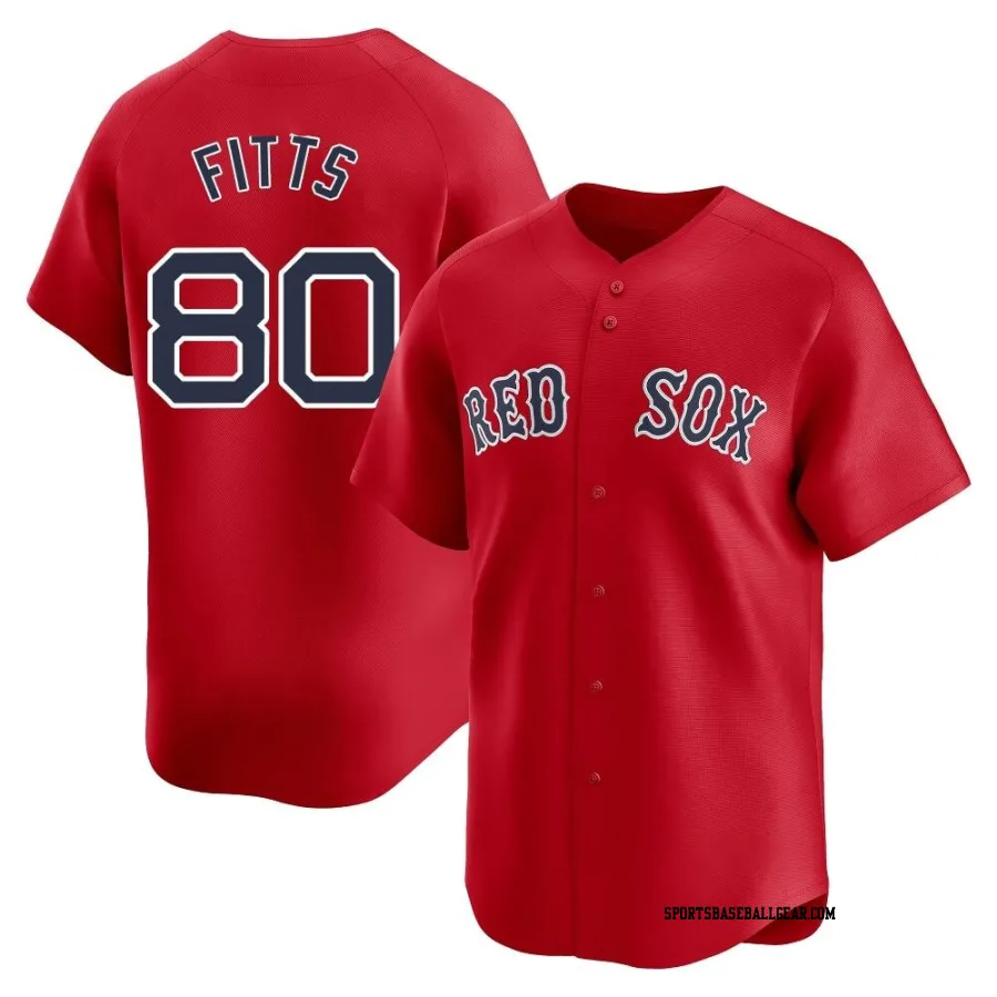 Richard Fitts Men's Boston Red Sox Red Limited Alternate Jersey