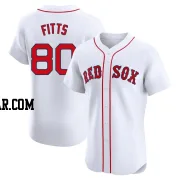 Richard Fitts Men's Boston Red Sox White Elite Home Jersey