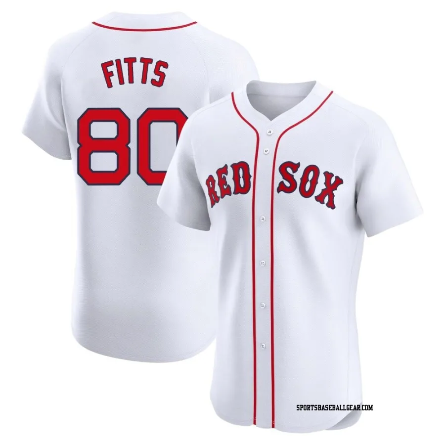 Richard Fitts Men's Boston Red Sox White Elite Home Jersey