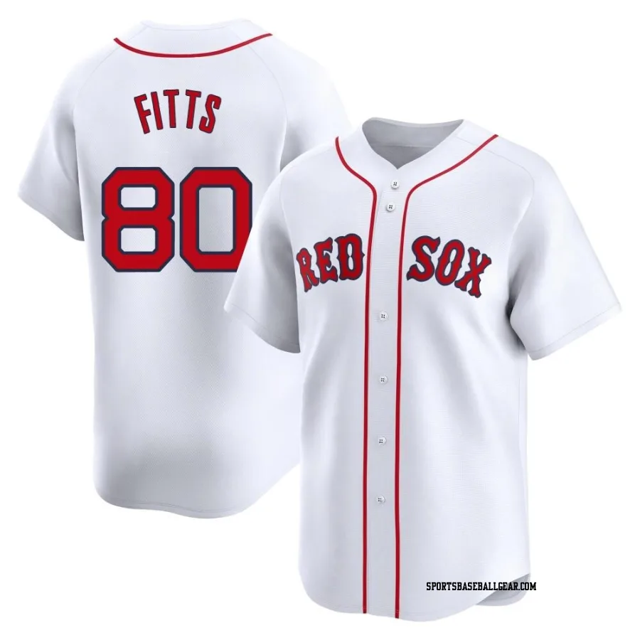 Richard Fitts Men's Boston Red Sox White Limited Home Jersey