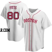 Richard Fitts Men's Boston Red Sox White Replica Alternate Jersey