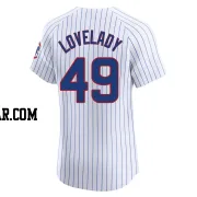 Richard Lovelady Men's Chicago Cubs White Elite Home Jersey