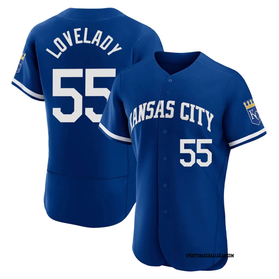 Richard Lovelady Men's Kansas City Royals Royal Authentic 2022 Alternate Jersey