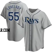 Richard Lovelady Youth Tampa Bay Rays Gray Replica Road Jersey