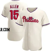 Richie Allen Men's Philadelphia Phillies Cream Authentic Alternate Jersey