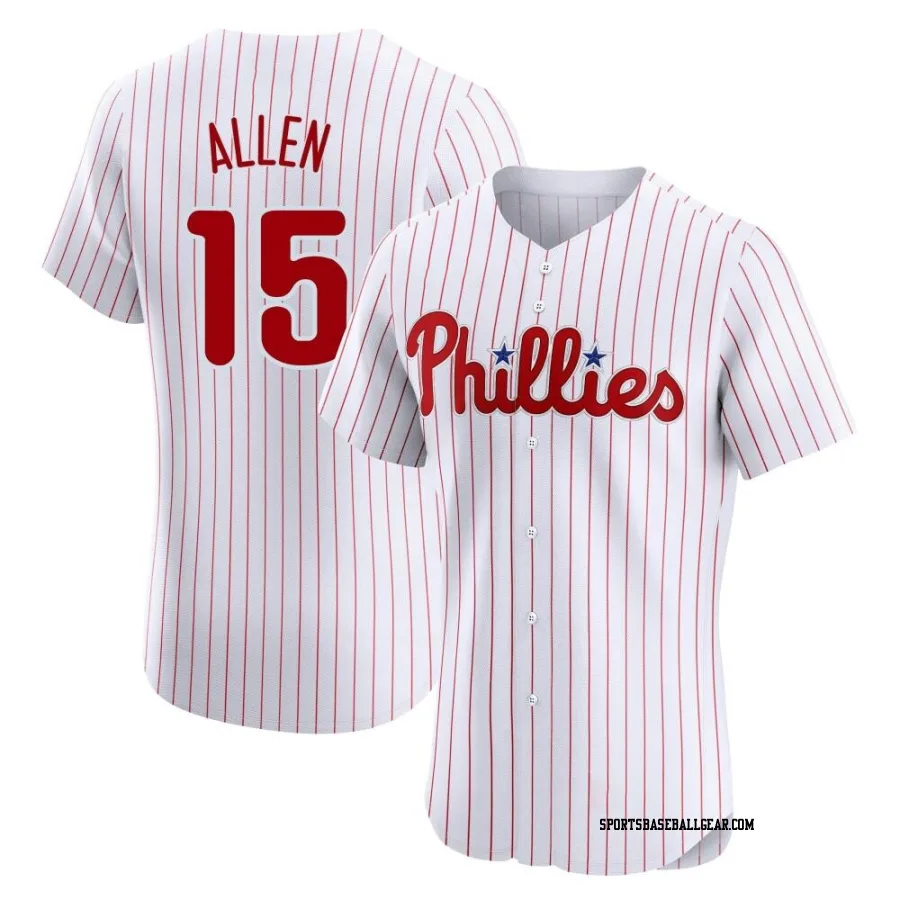 Richie Allen Men's Philadelphia Phillies White Elite Home Jersey