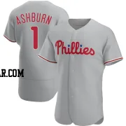 Richie Ashburn Men's Philadelphia Phillies Gray Authentic Road Jersey