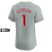 Richie Ashburn Men's Philadelphia Phillies Gray Elite Road Jersey