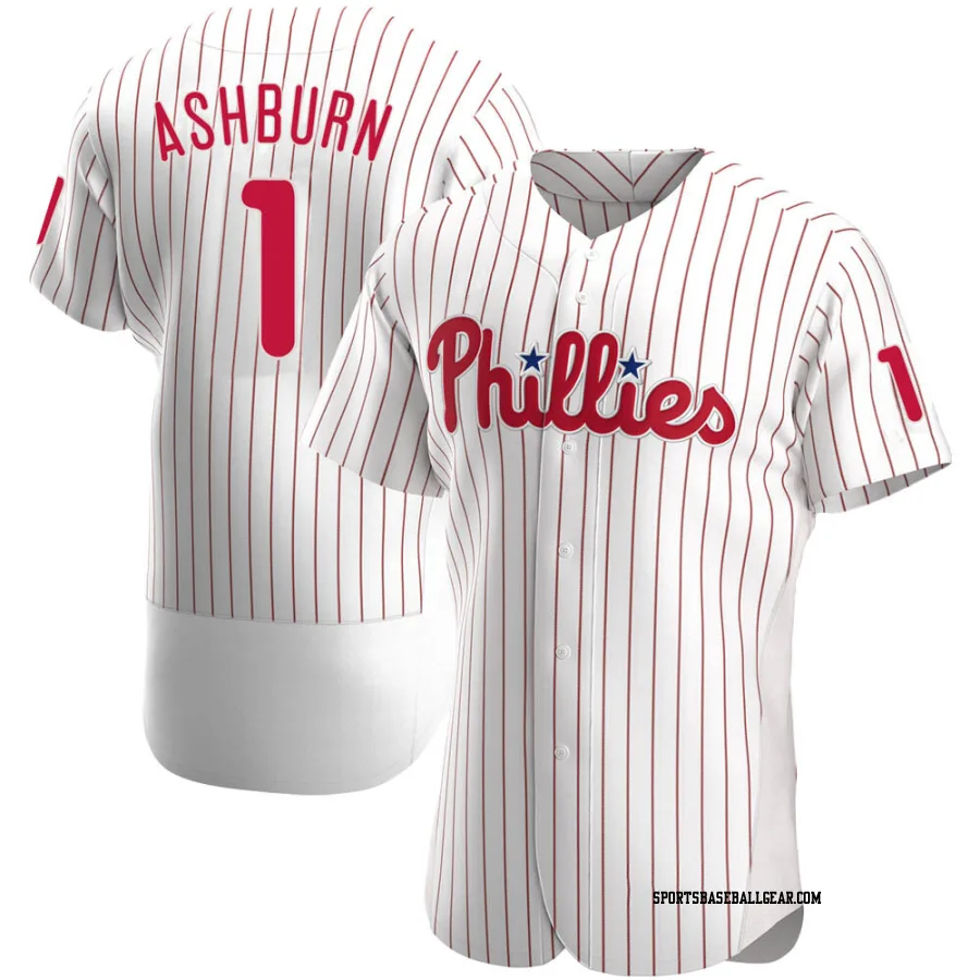 Richie Ashburn Men's Philadelphia Phillies White Authentic Home Jersey