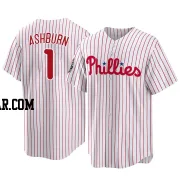 Richie Ashburn Men's Philadelphia Phillies White Replica 2022 World Series Home Jersey