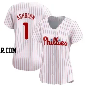 Richie Ashburn Women's Philadelphia Phillies White Limited Home Jersey