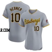 Richie Hebner Men's Pittsburgh Pirates Gray Elite Road Jersey